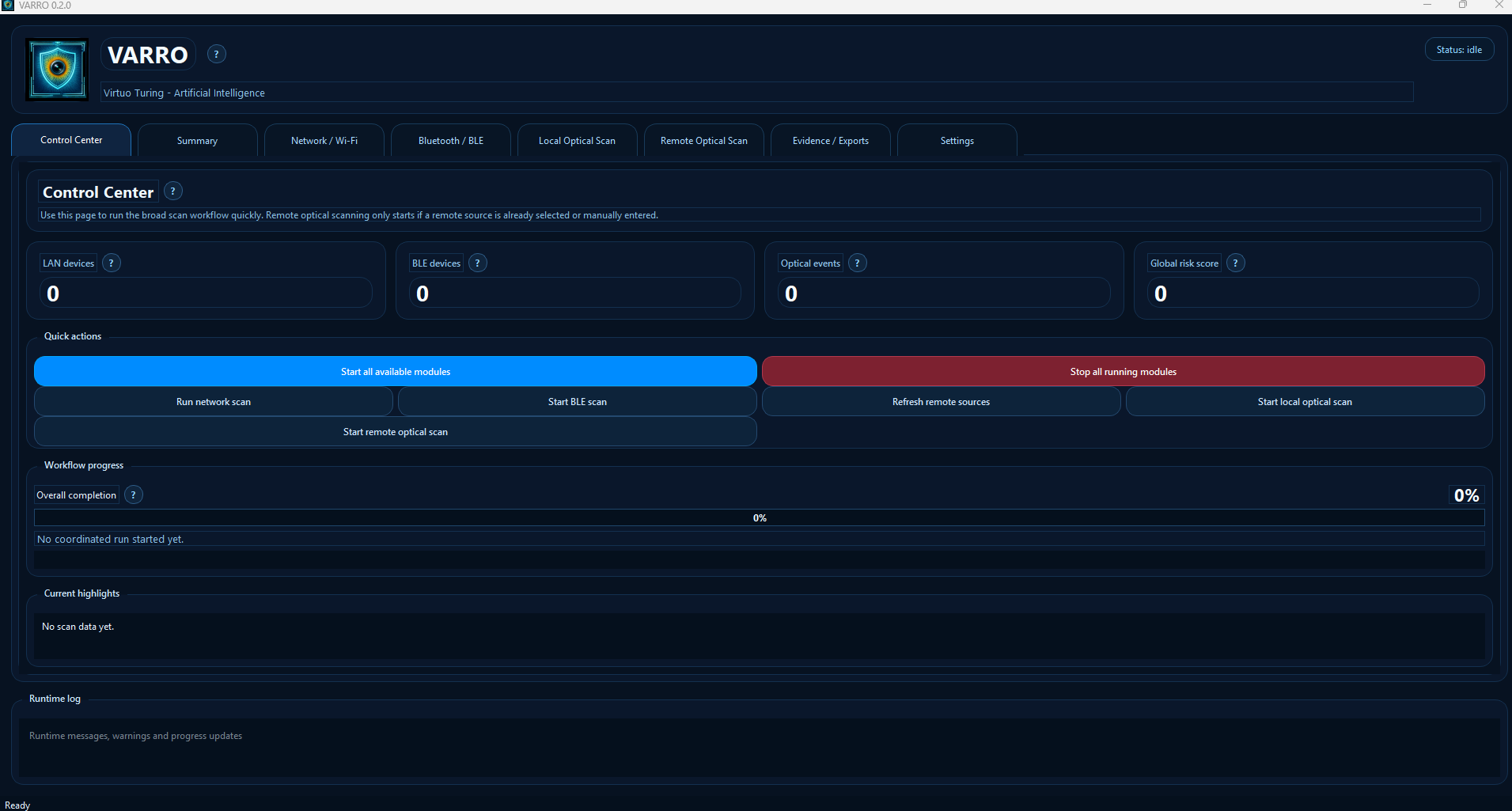 Varro interface preview